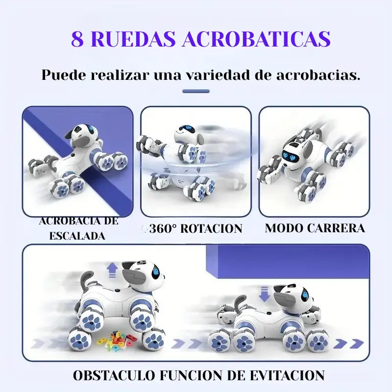 Perrito Inteligente a Sensor y Control 360°