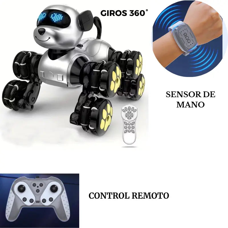 Perrito Inteligente a Sensor y Control 360°