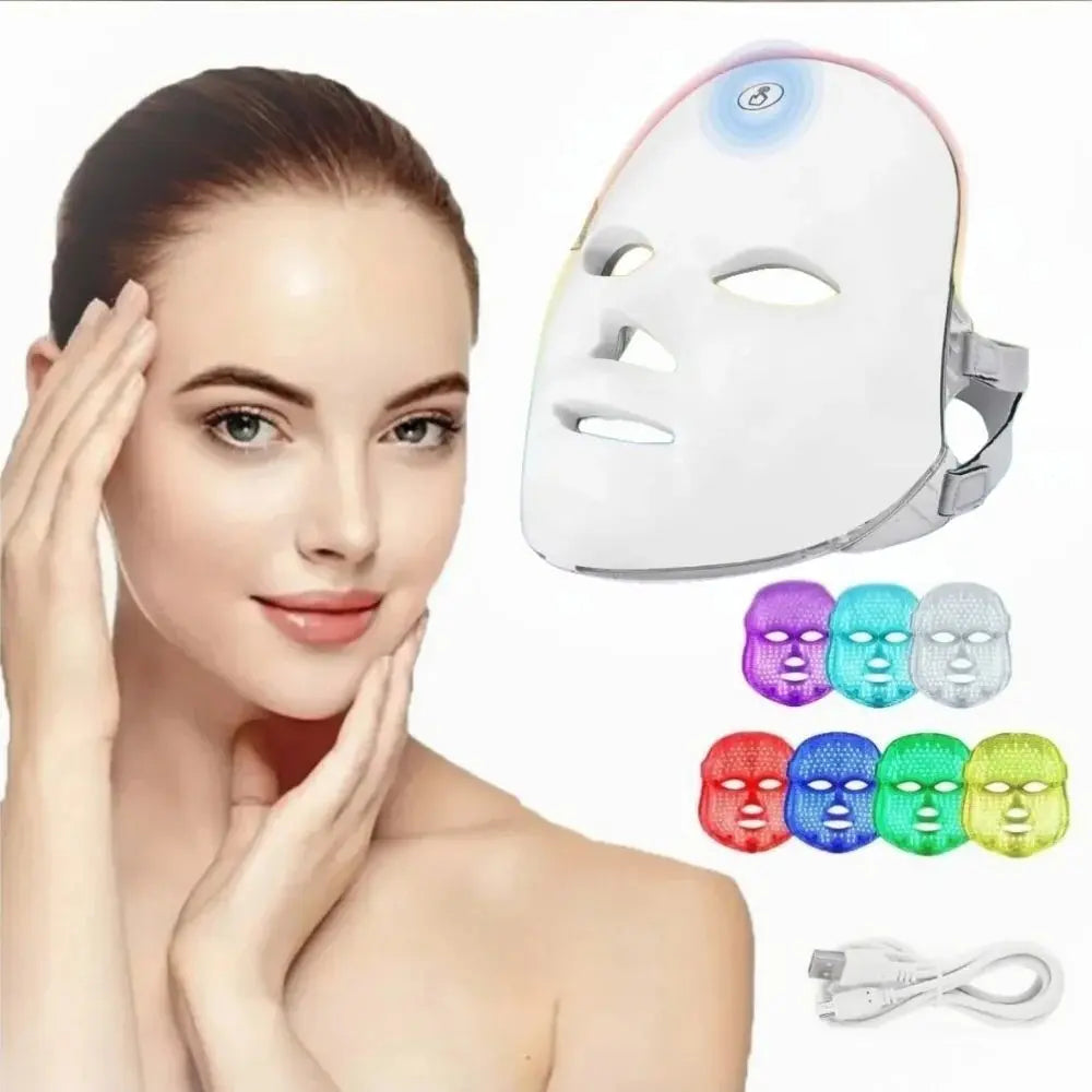 ✨ DermaBelle LED 7 en 1 — Rejuvenece, Ilumina y Transforma tu Piel en Semanas 🌈
