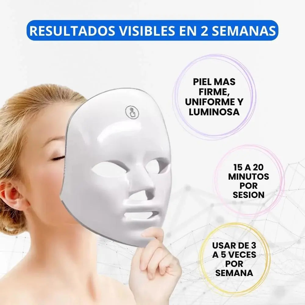 ✨ DermaBelle LED 7 en 1 — Rejuvenece, Ilumina y Transforma tu Piel en Semanas 🌈