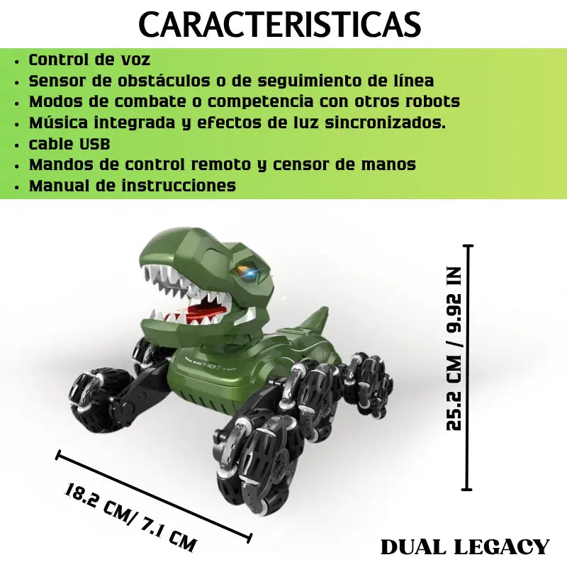 Dinosaurio a Control Remoto 360°